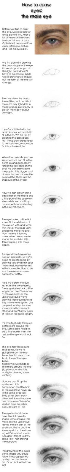 drawing lessons drawing techniques drawing tips drawing ideas eye sketch draw eyes eye tutorial sketch painting how to draw men