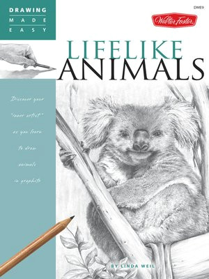 cover image of drawing made easy lifelike animals