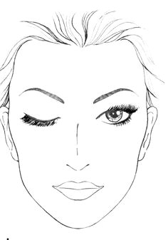 face template makeup mac face charts makeup face charts face makeup makeup