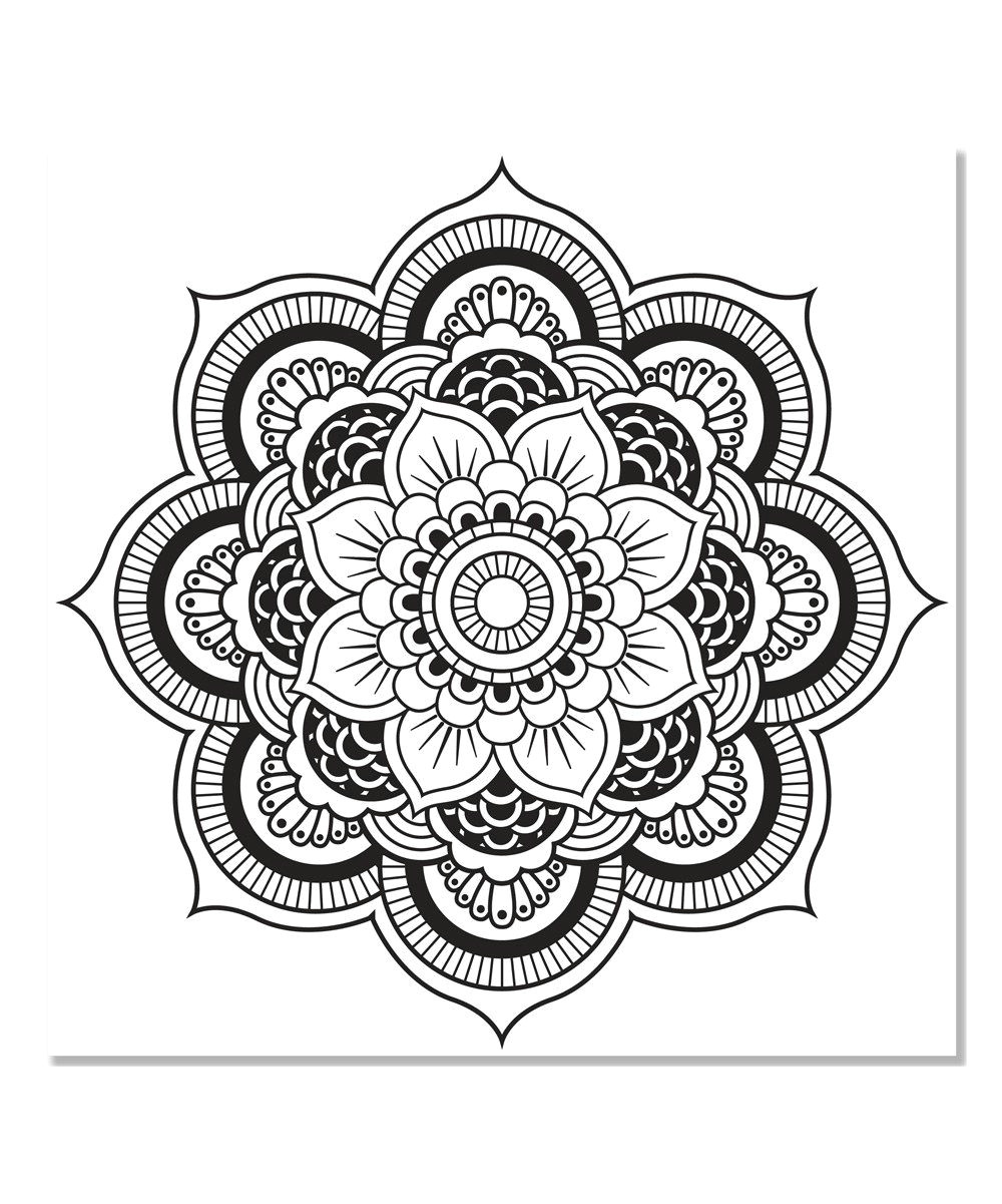 Drawing Mandala Flowers Peter Pauper Press Mandala Designs Artists Coloring Book Zulily