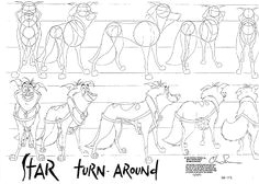 living lines library balto 1995 characters model sheets