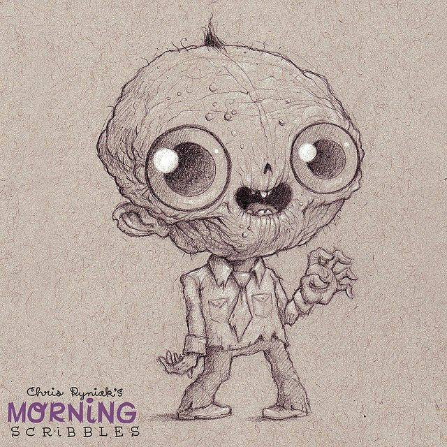 business casual zombie wearing tie zombie drawings cute drawings cartoon sketches art sketches