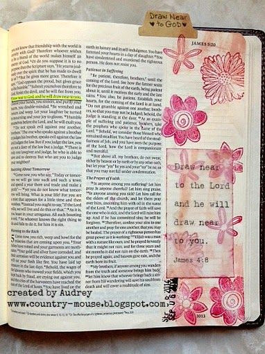 a day in the life of a country mouse journaling bible draw near to god