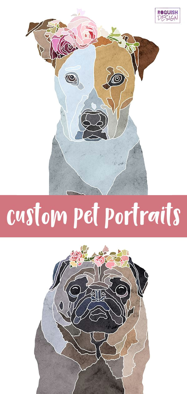 click now to have us create a gorgeous personalized pet portrait of your best bud makes a great gift for her dogs doglovers giftideas drawings pets