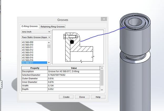 Drawing O-ring solidworks the Hidden Treasures Of solidworks toolbox Part 3 Computer Aided