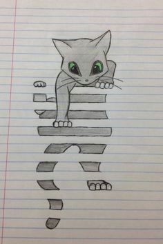 animal drawings easy drawings pencil drawings cat