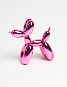 the balloon dog metallic fuchsia table top by whitefauxtaxidermy balloon dog sculpture balloon animals