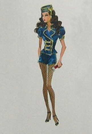 robert best silkstone barbie usherette artwork barbie drawing barbie room barbie collector barbie