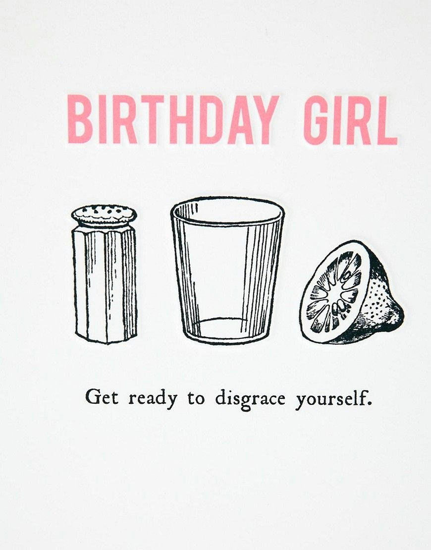 image 4 of birthday girl get ready to disgrace yourself card