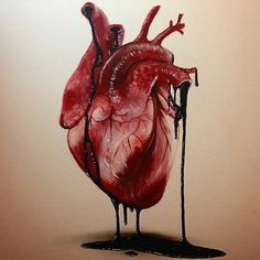 heart drawing by robertbatemanart by arts gallery bleeding hearts bleeding heart tattoo heart