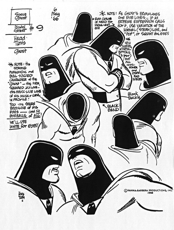 alex toth space ghost2 alex toth space ghost cartoon art superman