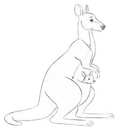 christopher hart kangaroo joey cartoon