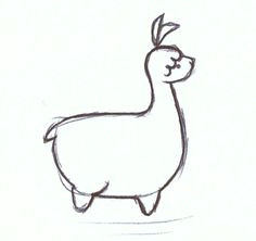sketch it s an alpaca