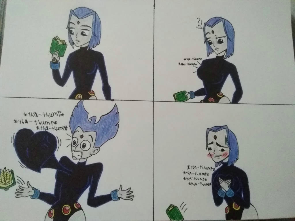 raven s heartbeat surprise comic request by caseydinoheart