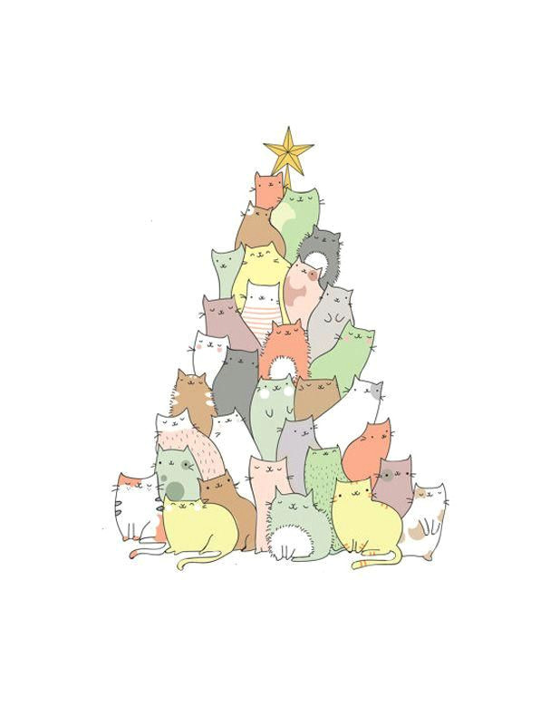 these cats form a better christmas tree than a normal tree affordablechristmasgifts2017