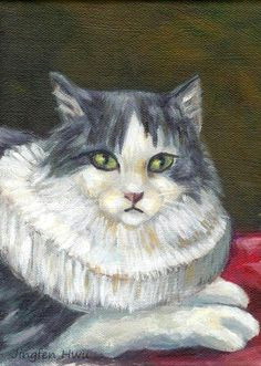 cat art print of a cat in peter paul rubens world cat painting