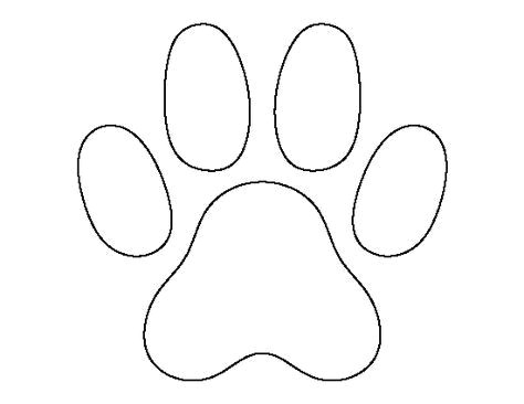 cat paw print pattern use the printable outline for crafts creating stencils scrapbooking