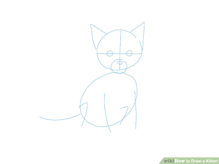 image titled draw a kitten step 4