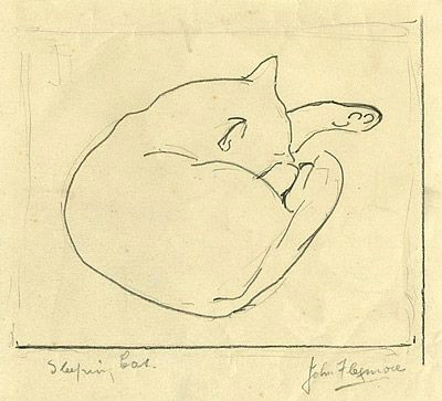 john flexmore sleeping cat ca 1940