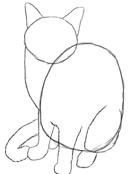 today we are going to learn how to draw a cat this is a tutorial