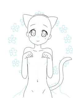 cute cat girl drawing base drawing poses drawing tips cat drawing manga drawing