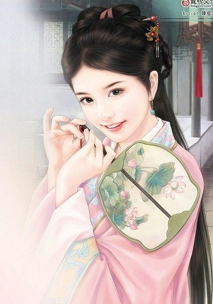 vintage chinese lady