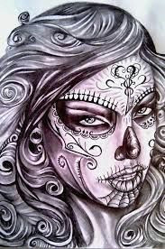 znalezione obrazy dla zapytania sexy day of the dead girl tattoo skull girl tattoo sugar