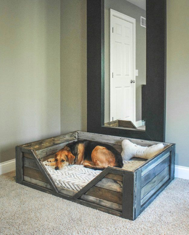 diy dog beds diy rustic dog bed projects and ideas for large medium