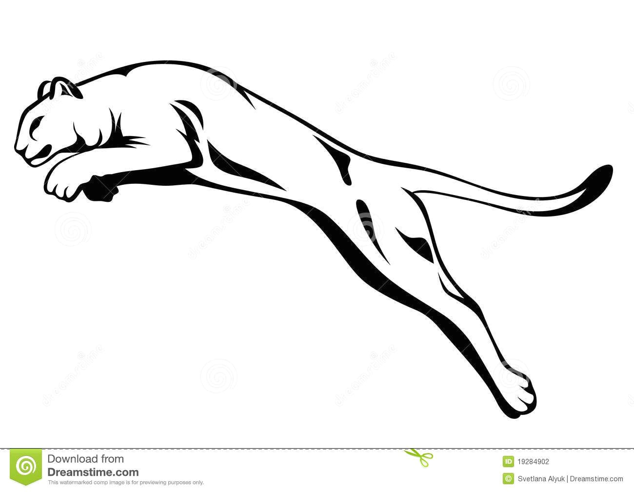 mountain lion black and white illustration panther attacking black and white illustration mr no pr no 2 1409 3 mountain lion enemy