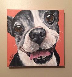 custom pet painting custom dog painting by hippiehoundusa on etsy dog canvas painting dog paintings