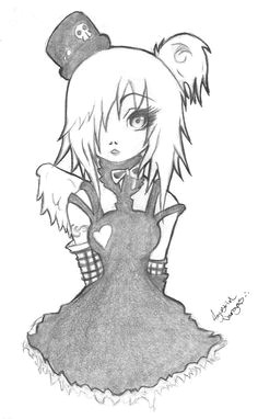 anime drawings emo girl by mrcartoon on deviantart emo anime girl gothic drawings