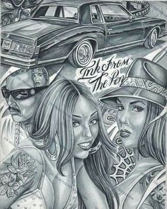 cholo art chicano art prison art lowrider art la art art