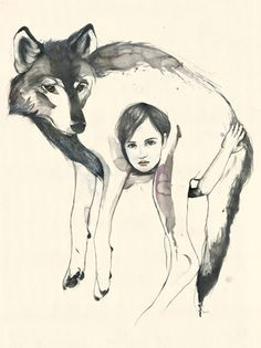 oh my god i love this love illustration graphic design illustration collage wolf