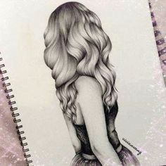 how to draw the back of a girl s hair hipster girl drawing hipster drawings
