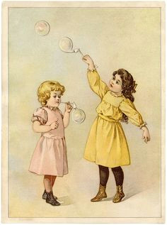 darling vintage bubbles image