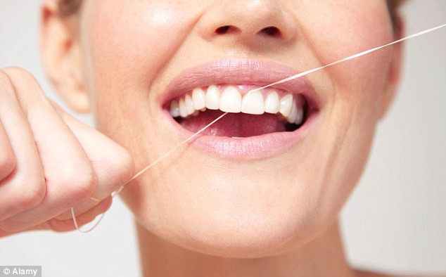 everyone should use floss or use interdental brushes between the teeth once a day this