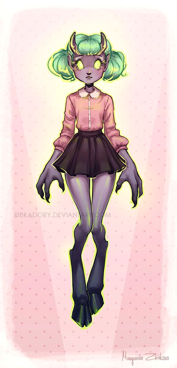 resultado de imagen de demon girl art