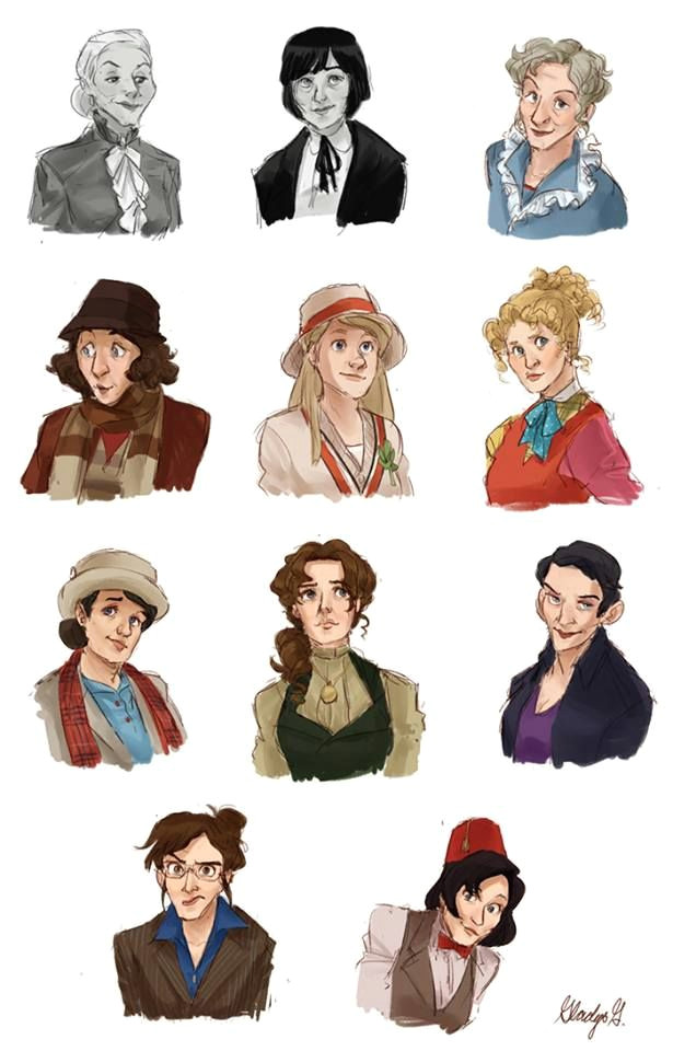 the doctor and his many faces fem style
