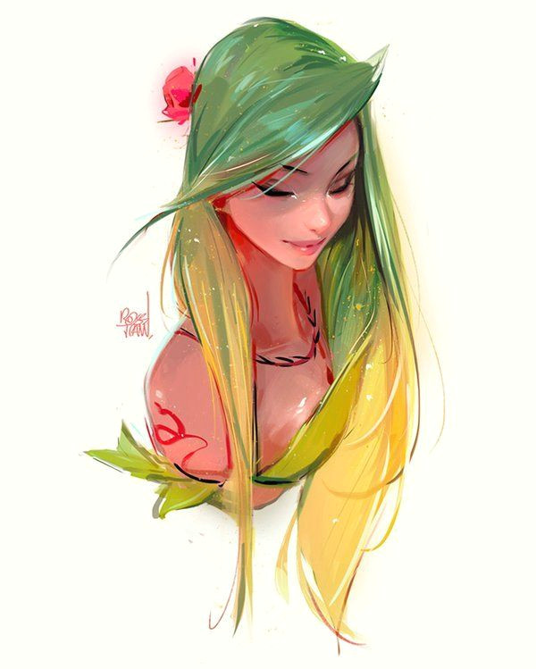 ross tran ross draws girl face drawing female face drawing anime drawings sketches