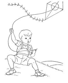 pictures of children flying kites coloring pages for boys show the different activities that you