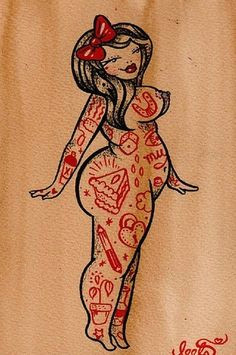 i ve always wanted a chubby pin up tattooed on me pin up girl