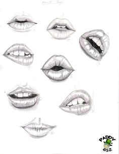 lips drawing study of lips by paddy852 traditional art drawings people 2013 2015