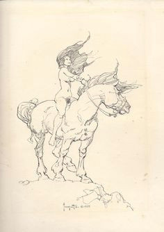 title frazetta girl on horse 1975 artist frank frazetta all