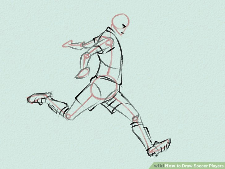 image titled draw soccer players step 3