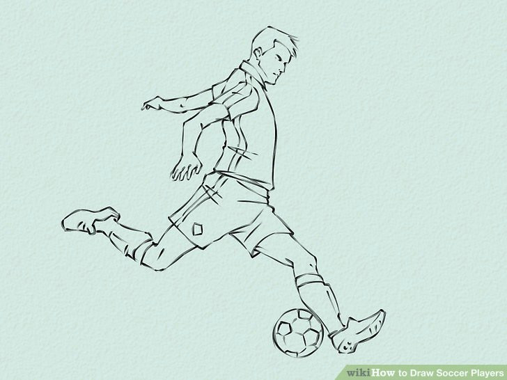 image titled draw soccer players step 5