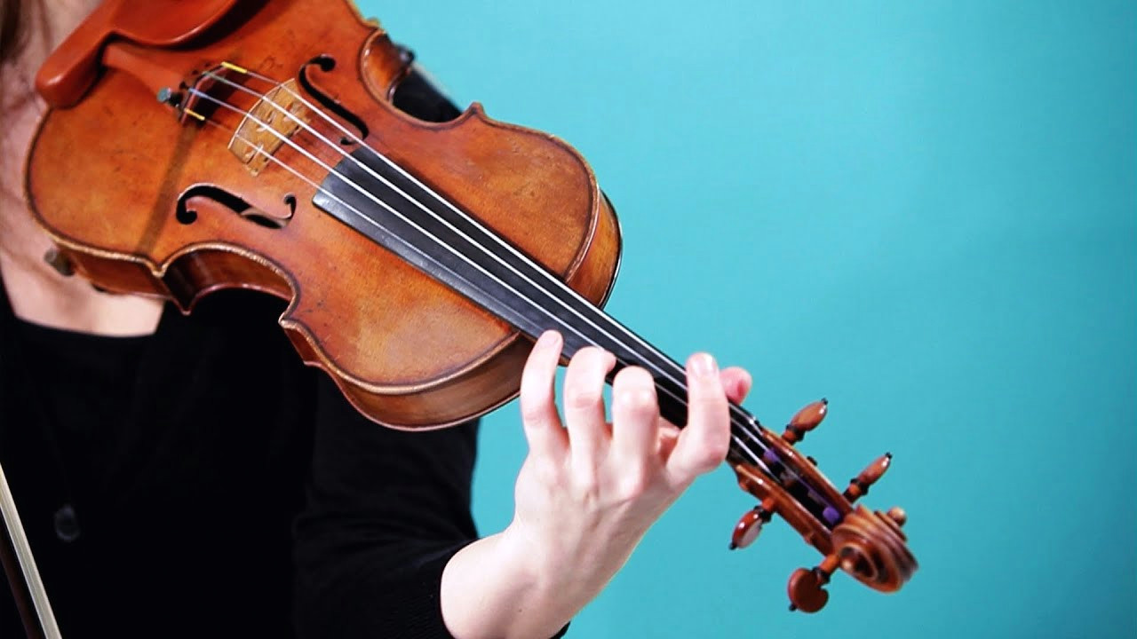 how to play g a b notes violin lessons