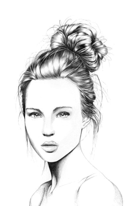 Drawing Of A Girl Realistic Line Art Drawings Pretty Girls Bing Images Drawing Pinterest