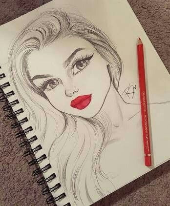 to ba dzie dla mnie inspiracja girl face drawing human face drawing girl