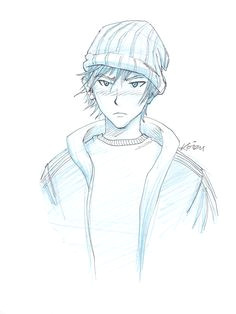 manga beanie boy