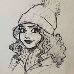 cute winter drawing cute drawings pencil drawings cartoon drawings pencil art fairy